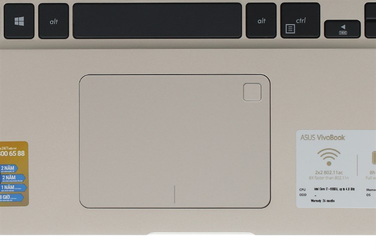 Laptop Asus A510UN i7 8550U/4GB/256GB/MX150/Win10/(EJ521T) Màu Vàng