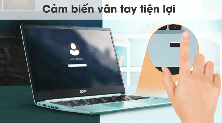 Laptop Acer Swift 1 SF114 32 P2SG N5000/4GB/64GB/Win10 (NX.GZJSV.001)