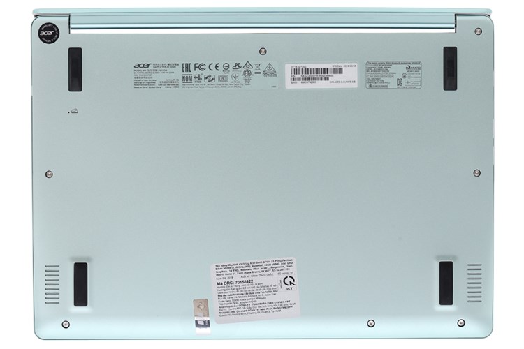 Laptop Acer Swift 1 SF114 32 P2SG N5000/4GB/64GB/Win10 (NX.GZJSV.001) Màu Xanh ngọc