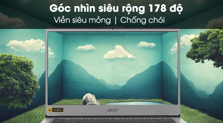 Laptop Acer Swift SF314 54 38J3 i3 8130U/4GB/1TB/Win10 (NX.GXZSV.005)