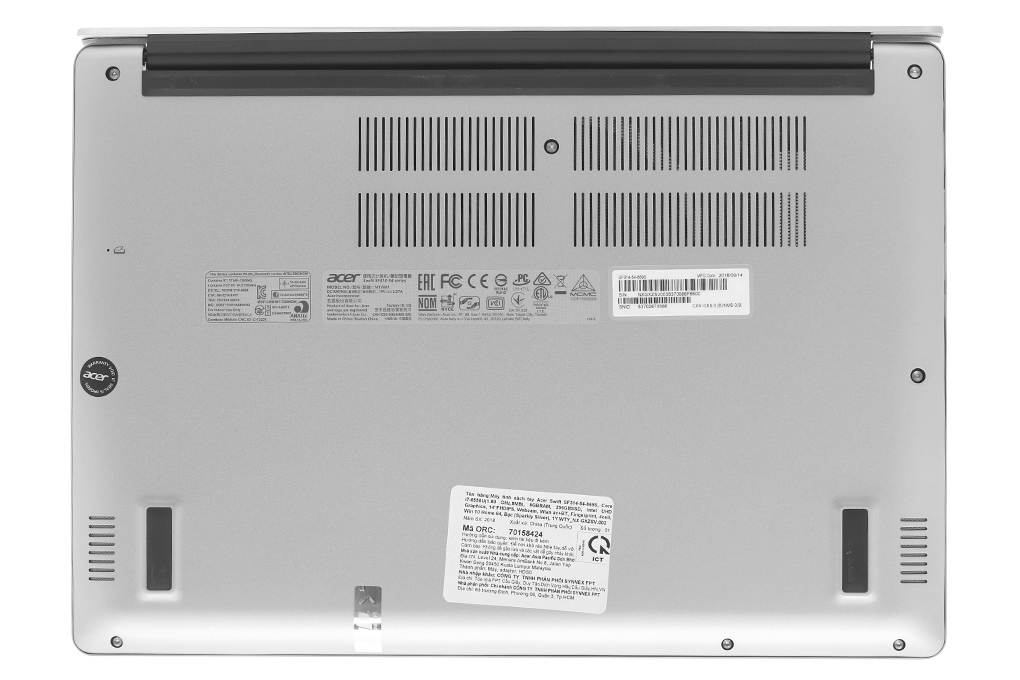 Laptop Acer Swift SF314 54 38J3 i3 8130U/4GB/1TB/Win10 (NX.GXZSV.005) - 12