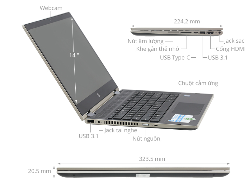 HP Pavilion x360 cd1018TU i3 8145U/4GB/1TB/Touch/Win10 (5HV88PA)