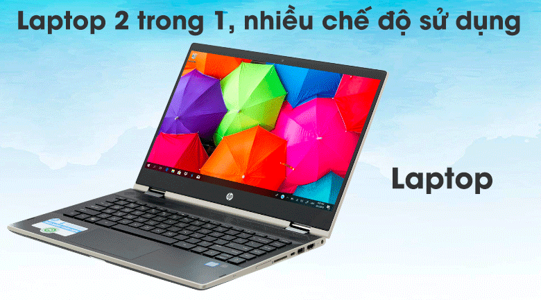 Laptop HP Pavilion x360 cd1018TU i3 8145U/4GB/1TB/Touch/Win10 (5HV88PA)