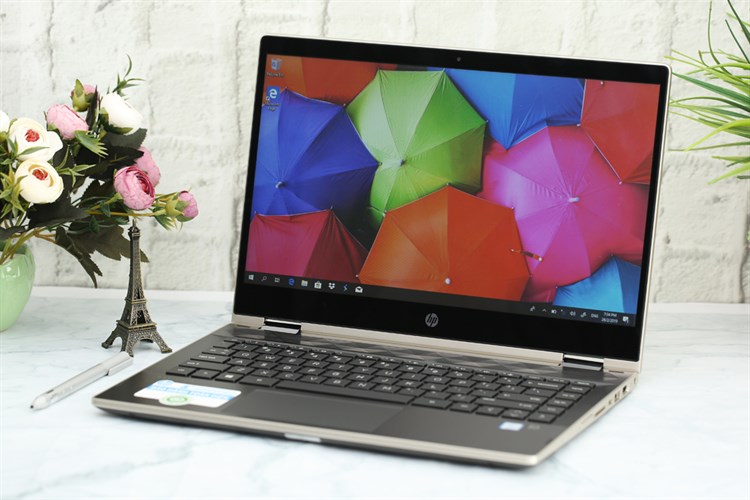Laptop HP Pavilion x360 cd1018TU i3 8145U/4GB/1TB/Touch/Win10 (5HV88PA) Màu Vàng