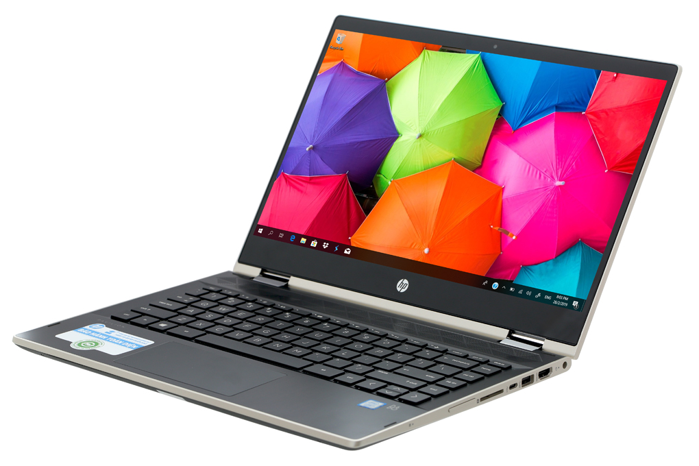 Laptop HP Pavilion x360 cd1018TU i3 8145U/4GB/1TB/Touch/Win10 (5HV88PA) Màu Vàng