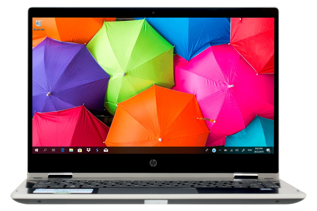 Laptop HP Pavilion x360 cd1018TU i3 8145U/4GB/1TB/Touch/Win10 (5HV88PA) Màu Vàng