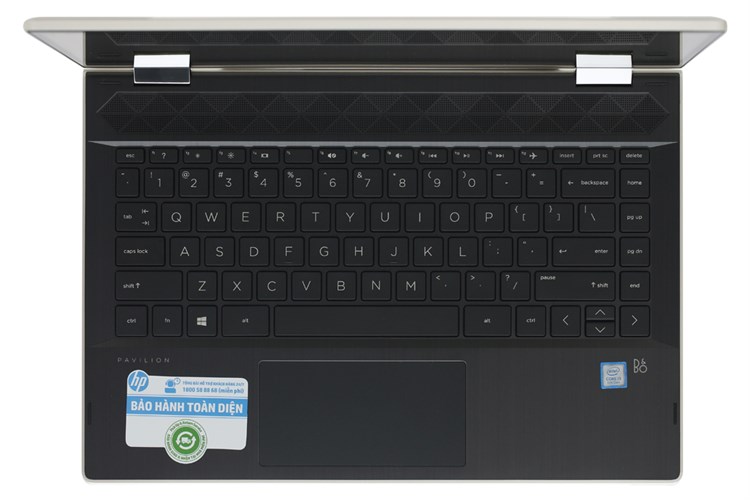 Laptop HP Pavilion x360 cd1018TU i3 8145U/4GB/1TB/Touch/Win10 (5HV88PA) Màu Vàng