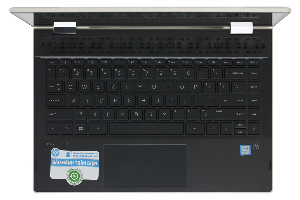 Laptop HP Pavilion x360 cd1018TU i3 8145U/4GB/1TB/Touch/Win10 (5HV88PA) Màu Vàng