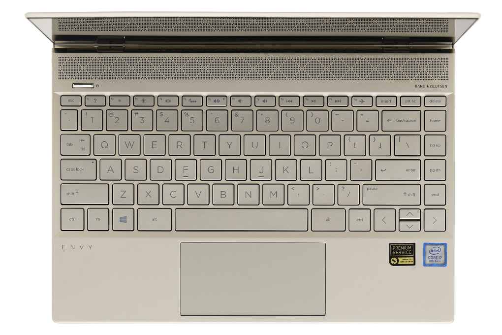Laptop HP Envy 13 ah1012TU i7 8565U/8GB/256GB/Win10 (5HZ19PA) Màu Vàng
