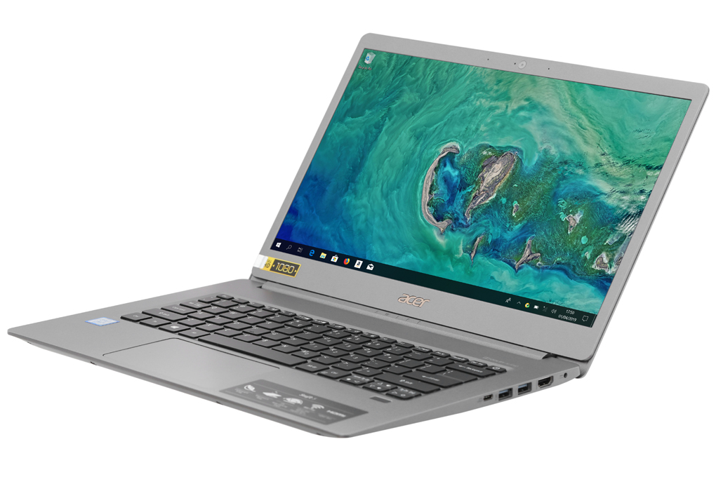 Laptop Acer Swift 5 SF514 53T 51EX i5 8265U/8GB/256GB/Touch/Win10 (NX.H7KSV.001) Màu Xám