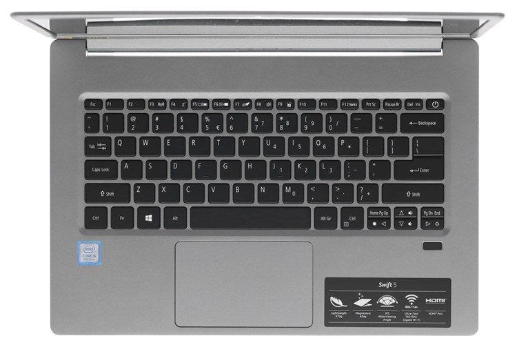Laptop Acer Swift 5 SF514 53T 51EX i5 8265U/8GB/256GB/Touch/Win10 (NX.H7KSV.001) Màu Xám