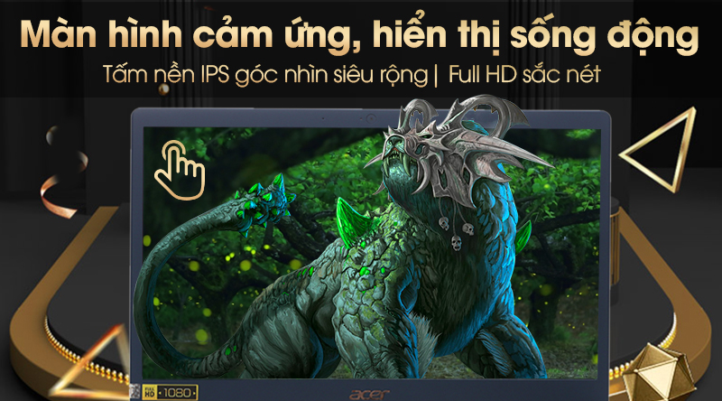 Laptop Acer Swift 5 SF514 53T 720R i7 8565U/8GB/256GB/Touch/Win10 (NX.H7HSV.002)