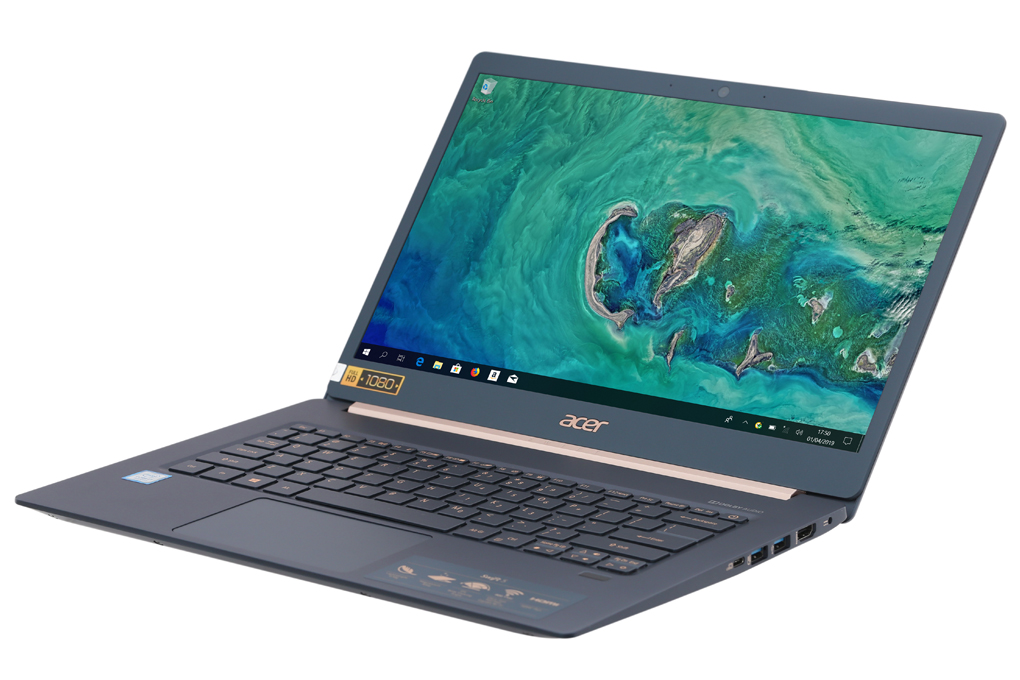 Laptop Acer Swift 5 SF514 53T 720R i7 8565U/8GB/256GB/Touch/Win10 (NX.H7HSV.002) Màu Xanh Dương