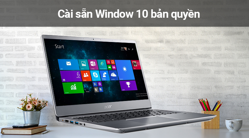 Laptop Acer Swift 3 SF313 51 56UW i5 8250U/8GB/256GB/Win10 (NX.H3ZSV.002)