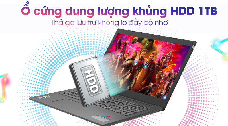 Laptop Lenovo IdeaPad 330 15IKB i5 8250U/4GB/1TB/Win10 (81DE024CVN)