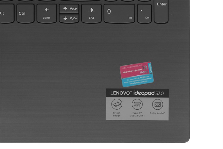 Laptop Lenovo IdeaPad 330 15IKB i5 8250U/4GB/1TB/Win10 (81DE024CVN) Màu Đen