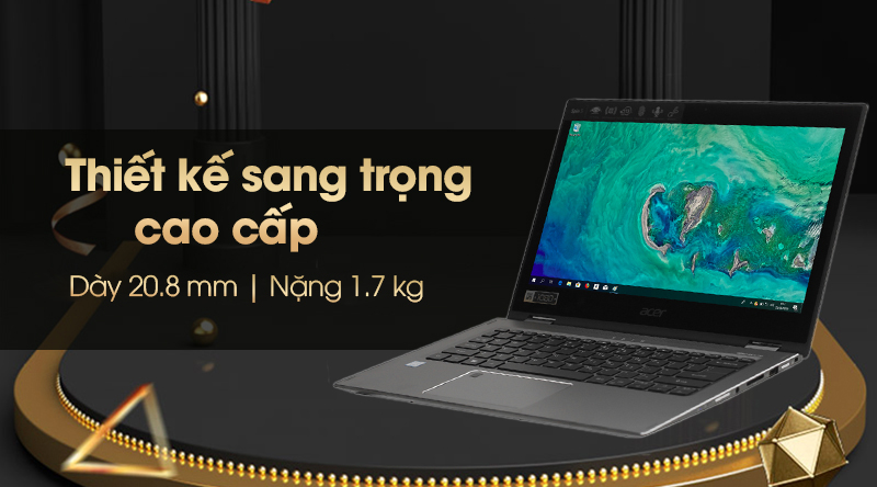 Laptop Acer Spin SP314 51 51LE i5 8250U/4GB/256GB/Win10 (NX.GZRSV.002)