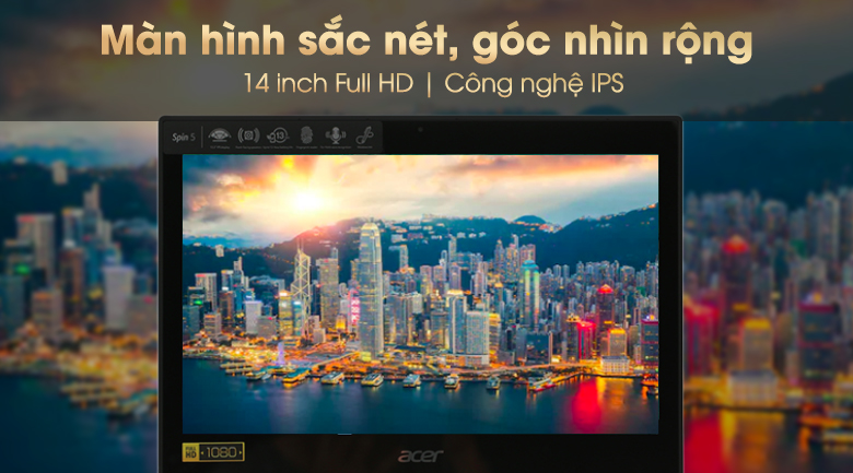 Laptop Acer Spin SP314 51 51LE i5 8250U/4GB/256GB/Win10 (NX.GZRSV.002)