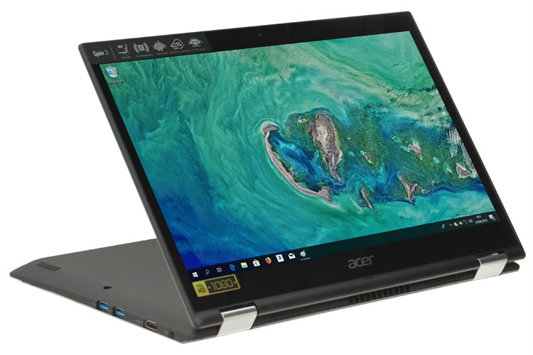Laptop Acer Spin SP314 51 51LE i5 8250U/4GB/256GB/Win10 (NX.GZRSV.002) Màu Xám