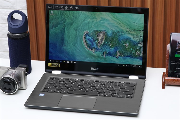 Laptop Acer Spin SP314 51 51LE i5 8250U/4GB/256GB/Win10 (NX.GZRSV.002) Màu Xám