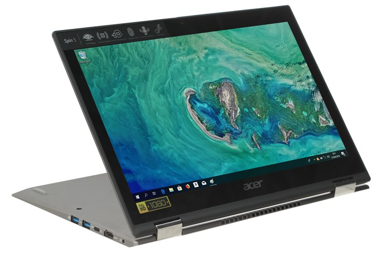 Laptop Acer Spin SP513 52N 556V i5 8250U/8GB/256GB/Touch/Win10 (NX.GR7SV.004) Màu Xám