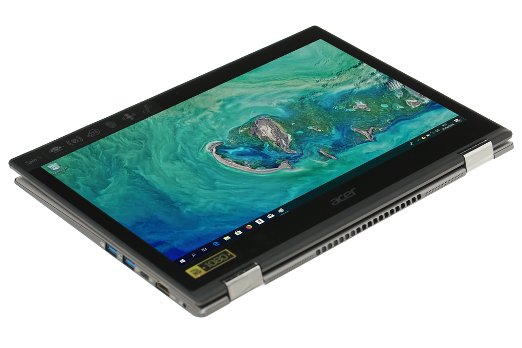 Laptop Acer Spin SP513 52N 556V i5 8250U/8GB/256GB/Touch/Win10 (NX.GR7SV.004) Màu Xám