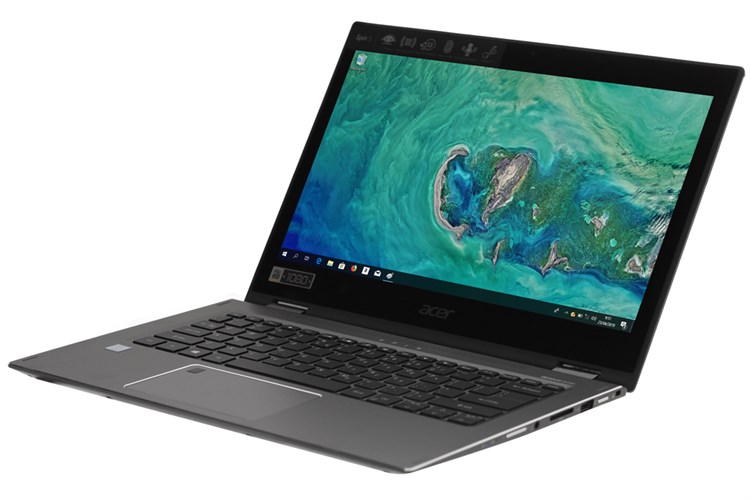 Laptop Acer Spin SP513 52N 556V i5 8250U/8GB/256GB/Touch/Win10 (NX.GR7SV.004) Màu Xám