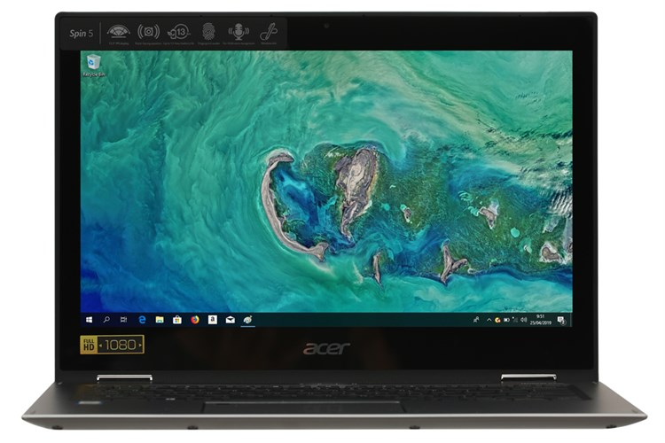 Laptop Acer Spin SP513 52N 556V i5 8250U/8GB/256GB/Touch/Win10 (NX.GR7SV.004) Màu Xám