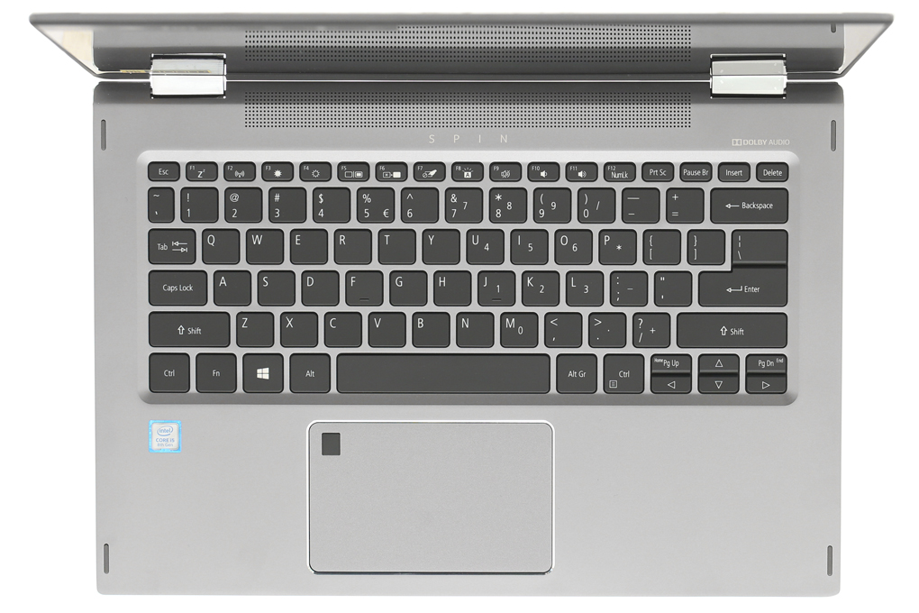 Laptop Acer Spin SP513 52N 556V i5 8250U/8GB/256GB/Touch/Win10 (NX.GR7SV.004) Màu Xám