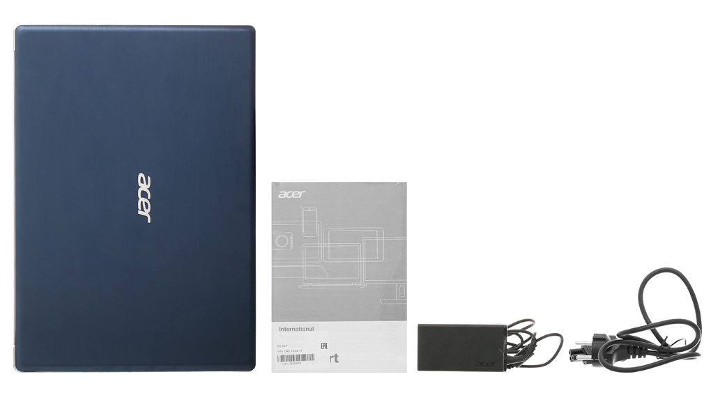 Bộ sản phẩm gồm: Sách hướng dẫn, Thùng máy, Sạc Laptop Acer