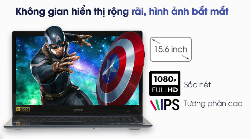 Laptop Acer Swift 3 SF315 51 54H0 i5 8250U/4GB/1TB/Win10 (NX.GSKSV.004)