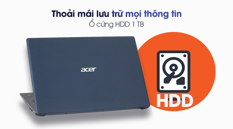 Laptop Acer Swift 3 SF315 51 54H0 i5 8250U/4GB/1TB/Win10 (NX.GSKSV.004)