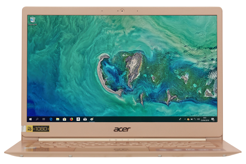 Laptop Acer Swift 5 SF514 52T 592W i5 8250U/8GB/256GB/Touch/Win10 (NX.GU4SV.004) Màu Vàng