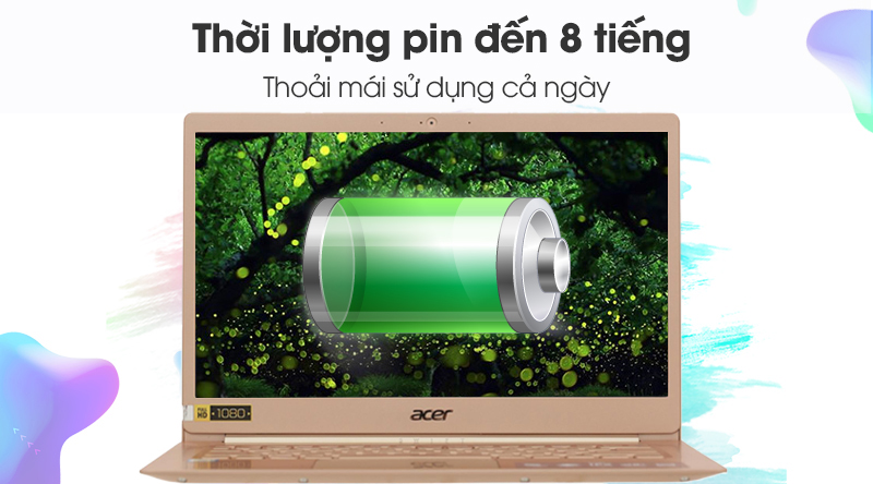 Laptop Acer Swift 5 SF514 52T 811W i7 8550U/8GB/256GB/Touch/Win10 (NX.GU4SV.005)