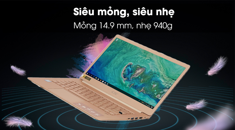 Laptop Acer Swift 5 SF514 52T 811W i7 8550U/8GB/256GB/Touch/Win10 (NX.GU4SV.005)
