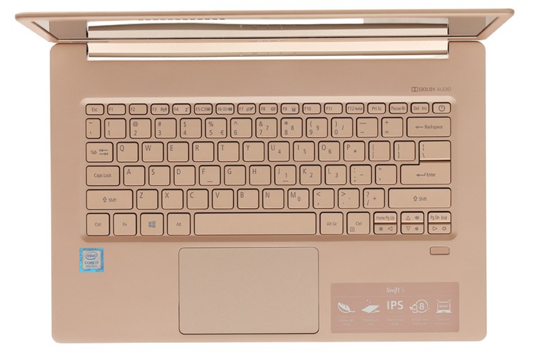 Laptop Acer Swift 5 SF514 52T 811W i7 8550U/8GB/256GB/Touch/Win10 (NX.GU4SV.005) Màu Vàng