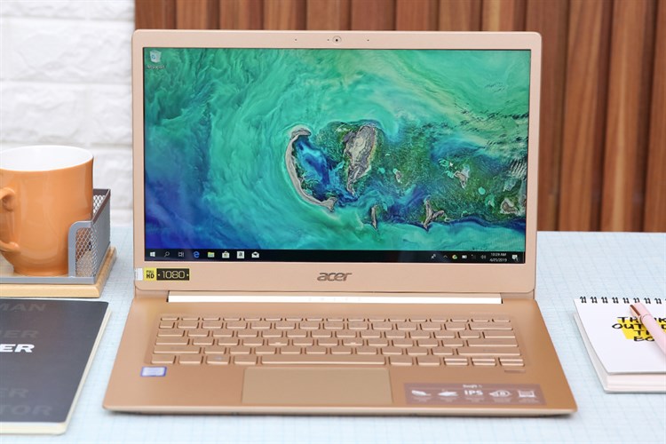 Laptop Acer Swift 5 SF514 52T 811W i7 8550U/8GB/256GB/Touch/Win10 (NX.GU4SV.005) Màu Vàng