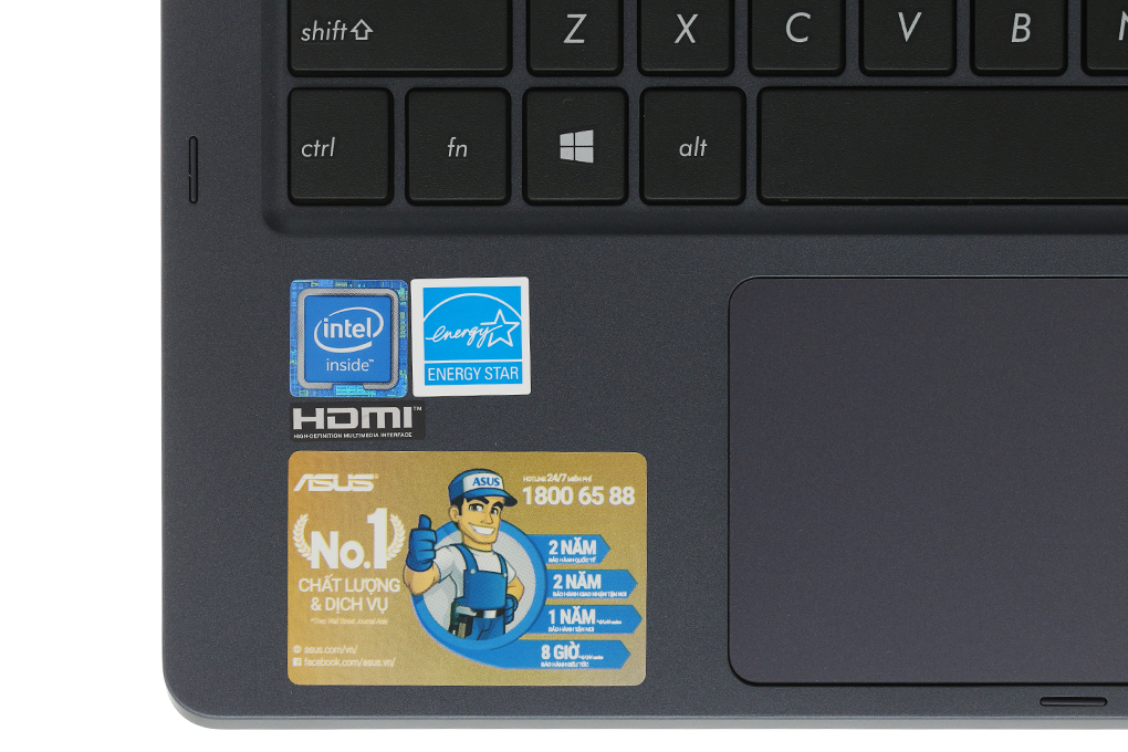 Laptop Asus TP202NA N3350/2GB/32GB/Touch/Win10 (EH007T) Màu Xám