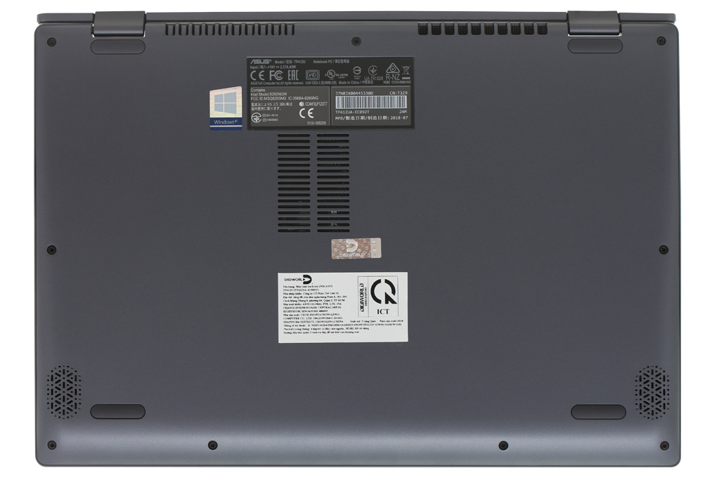 Laptop Asus TP412UA i3 7020U/4GB/256GB/Touch/Win10 (EC092T) - 11