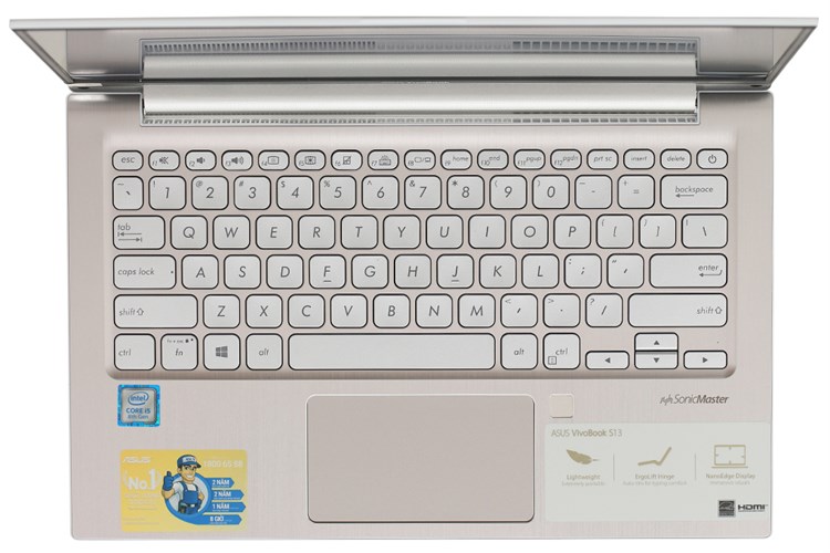 Laptop Asus S330UA i5 8250U/4GB/256GB/Win10 (EY023T) Màu Vàng