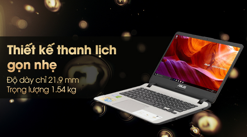 Laptop Asus Vivobook X407UF i5 8250U/4GB/1TB/ MX130/Win10 (BV056T)