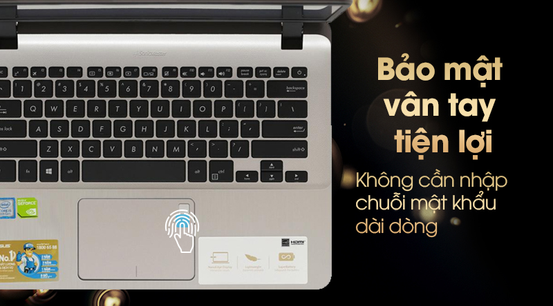 Laptop Asus Vivobook X407UF i5 8250U/4GB/1TB/ MX130/Win10 (BV056T)