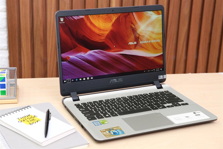 Laptop Asus Vivobook X407UF i5 8250U/4GB/1TB/ MX130/Win10 (BV056T) Màu Vàng