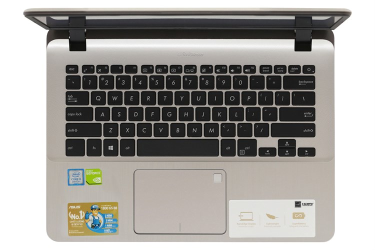 Laptop Asus Vivobook X407UF i5 8250U/4GB/1TB/ MX130/Win10 (BV056T) Màu Vàng