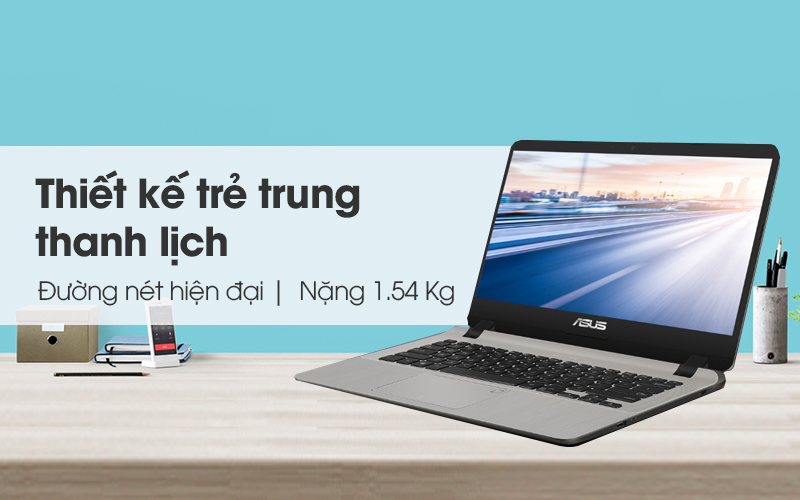 Laptop Asus VivoBook X407UB i7 8550U/4GB/1TB/2GB MX110/Win10 (BV147T)