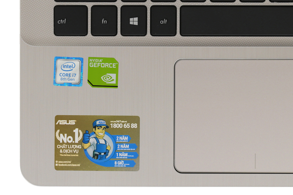 Laptop Asus VivoBook X407UB i7 8550U/4GB/1TB/2GB MX110/Win10 (BV147T) Màu Vàng