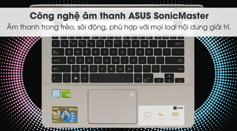 Laptop Asus VivoBook X407UF i7 8550U/4GB/1TB/2GB MX130/Win10 (BV022T)