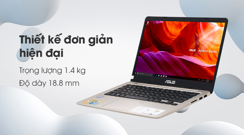 Laptop Asus Vivobook A411UA i5 8250U/4GB/1TB/Win10 (BV445T) - 3