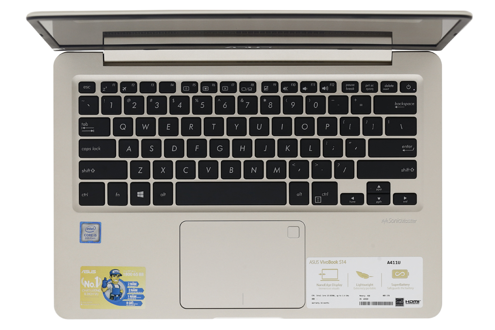 Laptop Asus Vivobook A411UA i5 8250U/4GB/1TB/Win10 (BV445T) - 4