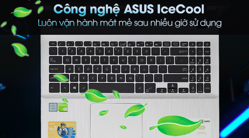 Laptop Asus Vivobook 15 X507UF i5 8250U/4GB/1TB/ MX130/Win10 (EJ077T)
